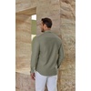 image:imageCOOFANDY Mens Oxford Shirt Long Sleeve Casual Button Down Dress ShirtArmy Green
