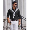 image:imageCOOFANDY Mens Oxford Shirt Long Sleeve Casual Button Down Dress ShirtBlack