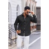 image:imageCOOFANDY Mens Oxford Shirt Long Sleeve Casual Button Down Dress ShirtBlack