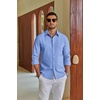 image:imageCOOFANDY Mens Oxford Shirt Long Sleeve Casual Button Down Dress ShirtBlue