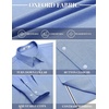 image:imageCOOFANDY Mens Oxford Shirt Long Sleeve Casual Button Down Dress ShirtBlue