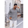 image:imageCOOFANDY Mens Oxford Shirt Long Sleeve Casual Button Down Dress ShirtDark Grey