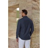 image:imageCOOFANDY Mens Oxford Shirt Long Sleeve Casual Button Down Dress ShirtNavy Blue