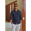 image:imageCOOFANDY Mens Oxford Shirt Long Sleeve Casual Button Down Dress ShirtNavy Blue