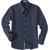 image:imageCOOFANDY Mens Oxford Shirt Long Sleeve Casual Button Down Dress ShirtNavy Blue