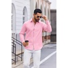 image:imageCOOFANDY Mens Oxford Shirt Long Sleeve Casual Button Down Dress ShirtPink