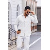 image:imageCOOFANDY Mens Oxford Shirt Long Sleeve Casual Button Down Dress ShirtWhite