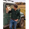 image:imageCOOFANDY Mens Plaid Flannel Shirts Long Sleeve Western Pearl Snap Shirts Fall Button Down Shirt for MenGreen Black