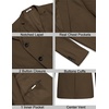image:imageCOOFANDY Mens Sport Coat Casual Slim Fit Blazer JacketBrown