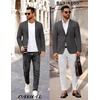 image:imageCOOFANDY Mens Sport Coat Casual Slim Fit Blazer JacketDark Grey