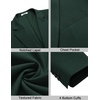 image:imageCOOFANDY Mens Sport Coat Regular Fit Lightweight Blazer Jacket Two ButtonBlackish Green
