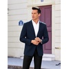 image:imageCOOFANDY Mens Sport Coat Regular Fit Lightweight Blazer Jacket Two ButtonNavy Blue