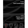 image:imageCOOFANDY Mens Thermal Shirt Soft Long Sleeve Fleece Lined Base Layer ShirtsAll Black