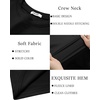 image:imageCOOFANDY Mens Thermal Shirt Soft Long Sleeve Fleece Lined Base Layer ShirtsAll Black