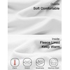 image:imageCOOFANDY Mens Thermal Shirt Soft Long Sleeve Fleece Lined Base Layer ShirtsAll White