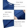 image:imageCOOFANDY Mens Thermal Shirt Soft Long Sleeve Fleece Lined Base Layer ShirtsBlue