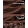 image:imageCOOFANDY Mens Thermal Shirt Soft Long Sleeve Fleece Lined Base Layer ShirtsBrown