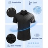 image:imageCOOFANDY Mens Untucked Dress Shirts Short Sleeve Casual Button Down ShirtBlack