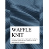 image:imageCOOFANDY Mens Waffle Button Down Shirt Long Sleeve Corduroy Shirt JacketDark Blue