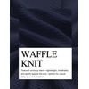 image:imageCOOFANDY Mens Waffle Button Down Shirt Long Sleeve Corduroy Shirt JacketNavy Blue