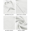 image:imageCOOFANDY Shirts for Men Short Sleeve Button Down Shirt Casual Summer Beach ShirtAwhite