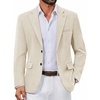 image:imageCOOFANDY Mens Casual Blazer Lightweight Sport Coats Business Suit JacketBeige