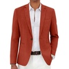 image:imageCOOFANDY Mens Casual Blazer Slim Fit Lightweight Sport Coat One Button Suit JacketDark Red