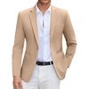 image:imageCOOFANDY Mens Casual Blazer Slim Fit Suit Jacket One Button Sport CoatsKhaki