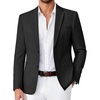 image:imageCOOFANDY Mens Casual Blazer Two Buttons Lightweight Sport Coat Suit JacketBlack