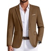 image:imageCOOFANDY Mens Casual Knit Blazer Sport Coats Business Suit JacketBrown