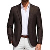 image:imageCOOFANDY Mens Casual Sport Coat Blazer Two Buttons Business Suit JacketsBrown