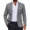 image:imageCOOFANDY Mens Lightweight Blazer One Button Sport Coat Business Suit JacketGrey