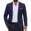 image:imageCOOFANDY Mens Lightweight Blazer One Button Sport Coat Business Suit JacketNavy Blue