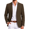 image:imageCOOFANDY Mens Sport Coat Casual Slim Fit Blazer JacketBrown