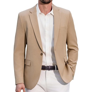 image:imageCOOFANDY Men Casual Blazer One Button Sport Coat Lightweight Suit JacketKhkai