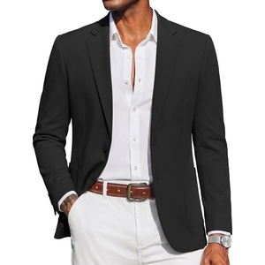 image:imageCOOFANDY Mens Casual Blazer Knit Sport Coat Regular Fit Suit JacketBlack