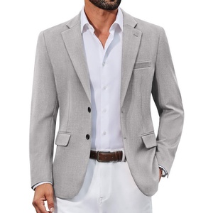 image:imageCOOFANDY Mens Casual Blazer Lightweight Sport Coats Business Suit JacketLight Gray