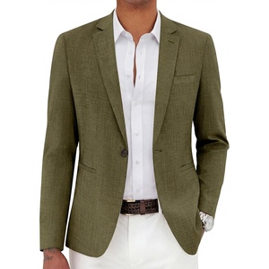 image:imageCOOFANDY Mens Casual Blazer Slim Fit Lightweight Sport Coat One Button Suit JacketDark Green