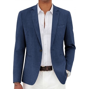 image:imageCOOFANDY Mens Casual Blazer Slim Fit Lightweight Sport Coat One Button Suit JacketNavy