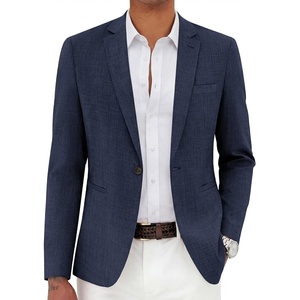 image:imageCOOFANDY Mens Casual Blazer Slim Fit Lightweight Sport Coat One Button Suit JacketNavy Blue