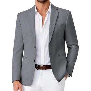 image:imageCOOFANDY Mens Casual Blazer Two Buttons Lightweight Sport Coat Suit JacketGrey