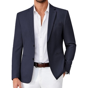image:imageCOOFANDY Mens Casual Blazer Two Buttons Lightweight Sport Coat Suit JacketNavy Blue