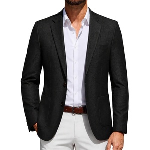 image:imageCOOFANDY Mens Casual Sport Coat Blazer Two Buttons Business Suit JacketsBlack