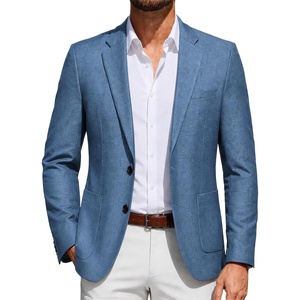 image:imageCOOFANDY Mens Casual Sport Coat Blazer Two Buttons Business Suit JacketsBlue