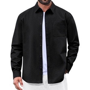 image:imageCOOFANDY Mens Long Sleeve Denim Shirts Jacket Casual Button Down Jean ShirtBlack