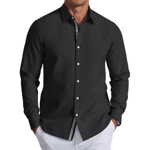image:imageCOOFANDY Mens Oxford Shirt Long Sleeve Casual Button Down Dress ShirtBlack