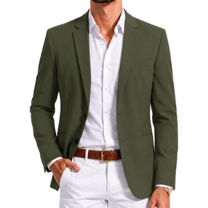 image:imageCOOFANDY Mens Sport Coat Casual Slim Fit Blazer JacketArmy Green