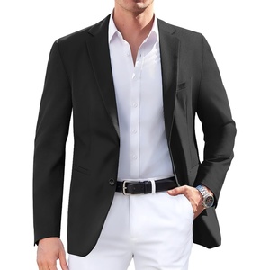 image:imageCOOFANDY Mens Sport Coat Regular Fit Lightweight Blazer Jacket Two ButtonBlack