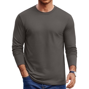 image:imageCOOFANDY Mens Thermal Shirt Soft Long Sleeve Fleece Lined Base Layer ShirtsDark Grey