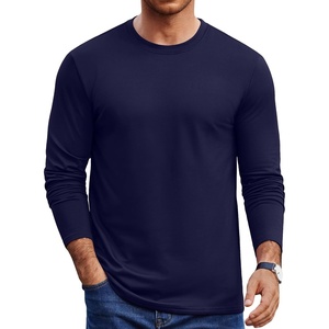 image:imageCOOFANDY Mens Thermal Shirt Soft Long Sleeve Fleece Lined Base Layer ShirtsNavy Blue